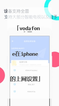 vodafone在iphone的上网设置